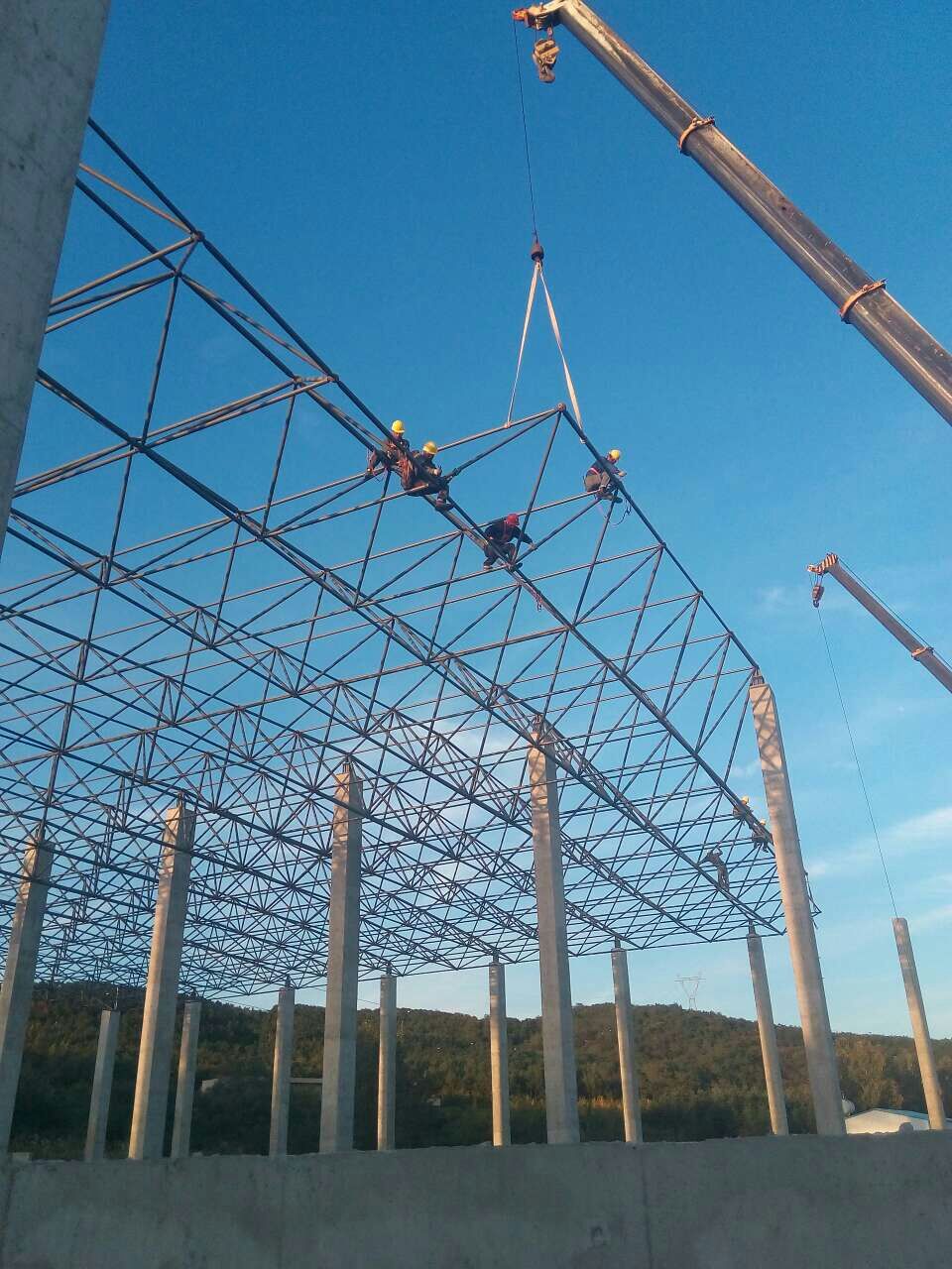 项城汪清物流园网架